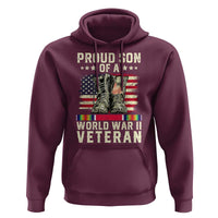 Proud Son Of World War 2 Veteran Hoodie WWII Vet Pride