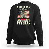 Proud Son Of World War 2 Veteran Sweatshirt WWII Vet Pride