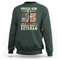 Proud Son Of World War 2 Veteran Sweatshirt WWII Vet Pride