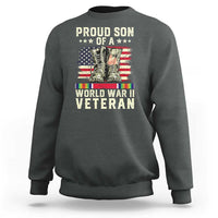 Proud Son Of World War 2 Veteran Sweatshirt WWII Vet Pride