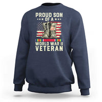 Proud Son Of World War 2 Veteran Sweatshirt WWII Vet Pride