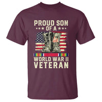 Proud Son Of World War 2 Veteran T Shirt WWII Vet Pride