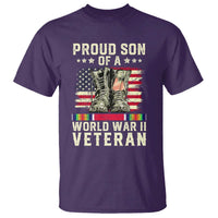 Proud Son Of World War 2 Veteran T Shirt WWII Vet Pride