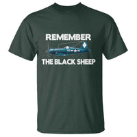 CORSAIR WWII HISTORY T Shirt Black Sheep Squadron Pilot