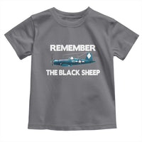 CORSAIR WWII HISTORY Toddler T Shirt Black Sheep Squadron Pilot