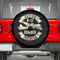 Vintage B-17 Bomber WW2 Aircraft Spare Tire Cover Plane Aviation Fighter Airplane Retro Grunge