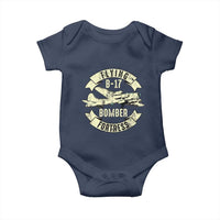 Vintage B-17 Bomber WW2 Aircraft Baby Onesie Plane Aviation Fighter Airplane Retro Grunge