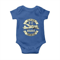 Vintage B-17 Bomber WW2 Aircraft Baby Onesie Plane Aviation Fighter Airplane Retro Grunge