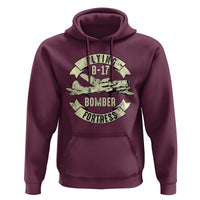 Vintage B-17 Bomber WW2 Aircraft Hoodie Plane Aviation Fighter Airplane Retro Grunge