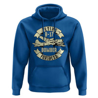 Vintage B-17 Bomber WW2 Aircraft Hoodie Plane Aviation Fighter Airplane Retro Grunge