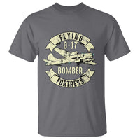 Vintage B-17 Bomber WW2 Aircraft T Shirt Plane Aviation Fighter Airplane Retro Grunge
