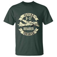 Vintage B-17 Bomber WW2 Aircraft T Shirt Plane Aviation Fighter Airplane Retro Grunge