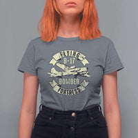 Vintage B-17 Bomber WW2 Aircraft T Shirt For Women Plane Aviation Fighter Airplane Retro Grunge