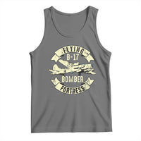 Vintage B-17 Bomber WW2 Aircraft Tank Top Plane Aviation Fighter Airplane Retro Grunge