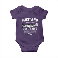 P-51 Mustang Baby Onesie North American Aviation WW2 P51 Fighter Plane