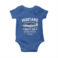 P-51 Mustang Baby Onesie North American Aviation WW2 P51 Fighter Plane
