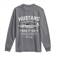 P-51 Mustang Long Sleeve Shirt North American Aviation WW2 P51 Fighter Plane