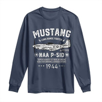 P-51 Mustang Long Sleeve Shirt North American Aviation WW2 P51 Fighter Plane