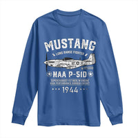 P-51 Mustang Long Sleeve Shirt North American Aviation WW2 P51 Fighter Plane
