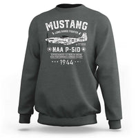 P-51 Mustang Sweatshirt North American Aviation WW2 P51 Fighter Plane