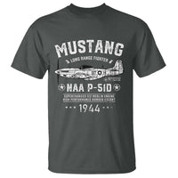 P-51 Mustang T Shirt North American Aviation WW2 P51 Fighter Plane