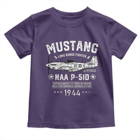 P-51 Mustang Toddler T Shirt North American Aviation WW2 P51 Fighter Plane