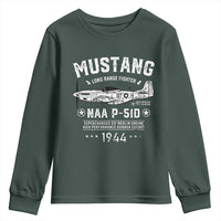 P-51 Mustang Youth Sweatshirt North American Aviation WW2 P51 Fighter Plane