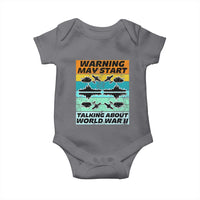 Retro World War 2 Memorabilia Baby Onesie May Start Talking About WWII WW2 Gear