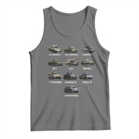 WW2 Tanks Tank Top M4 Sherman Panzer IV Tiger II T-34 History Buff
