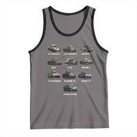 WW2 Tanks Tank Top M4 Sherman Panzer IV Tiger II T-34 History Buff