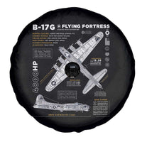 B-17 Flying Fortress Spare Tire Cover WW2 B-17G Bomber Vintage Aviation