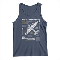 B-17 Flying Fortress Tank Top WW2 B-17G Bomber Vintage Aviation