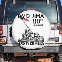 Iwo Jima WWII Veteran Spare Tire Cover 80th Anniversary 4th of July US Flag