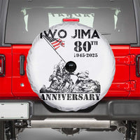 Iwo Jima WWII Veteran Spare Tire Cover 80th Anniversary 4th of July US Flag