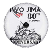Iwo Jima WWII Veteran Spare Tire Cover 80th Anniversary 4th of July US Flag