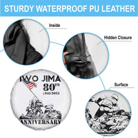 Iwo Jima WWII Veteran Spare Tire Cover 80th Anniversary 4th of July US Flag
