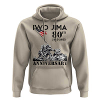 Iwo Jima WWII Veteran Hoodie 80th Anniversary 4th of July US Flag