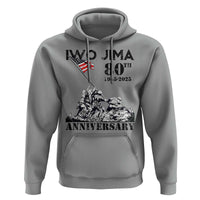Iwo Jima WWII Veteran Hoodie 80th Anniversary 4th of July US Flag