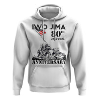 Iwo Jima WWII Veteran Hoodie 80th Anniversary 4th of July US Flag