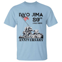 Iwo Jima WWII Veteran T Shirt 80th Anniversary 4th of July US Flag