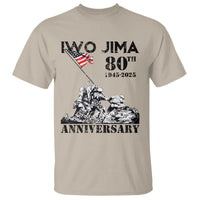 Iwo Jima WWII Veteran T Shirt 80th Anniversary 4th of July US Flag