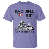 Iwo Jima WWII Veteran T Shirt 80th Anniversary 4th of July US Flag