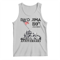 Iwo Jima WWII Veteran Tank Top 80th Anniversary 4th of July US Flag