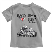 Iwo Jima WWII Veteran Toddler T Shirt 80th Anniversary 4th of July US Flag