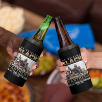 761st Tank Battalion Tribute 4 in 1 Can Cooler Tumbler Black Panthers WW2 Heroes