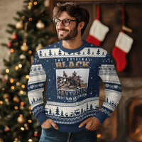 761st Tank Battalion Tribute Ugly Christmas Sweater Black Panthers WW2 Heroes - Wonder Print Shop