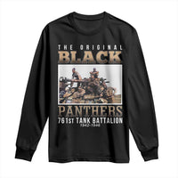 761st Tank Battalion Tribute Long Sleeve Shirt Black Panthers WW2 Heroes