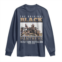 761st Tank Battalion Tribute Long Sleeve Shirt Black Panthers WW2 Heroes