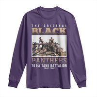 761st Tank Battalion Tribute Long Sleeve Shirt Black Panthers WW2 Heroes