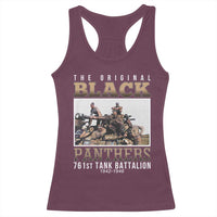 761st Tank Battalion Tribute Racerback Tank Top Black Panthers WW2 Heroes